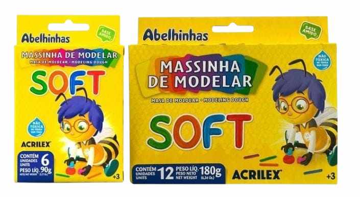 MASSA MODELAR  ACRILEX SOFT 